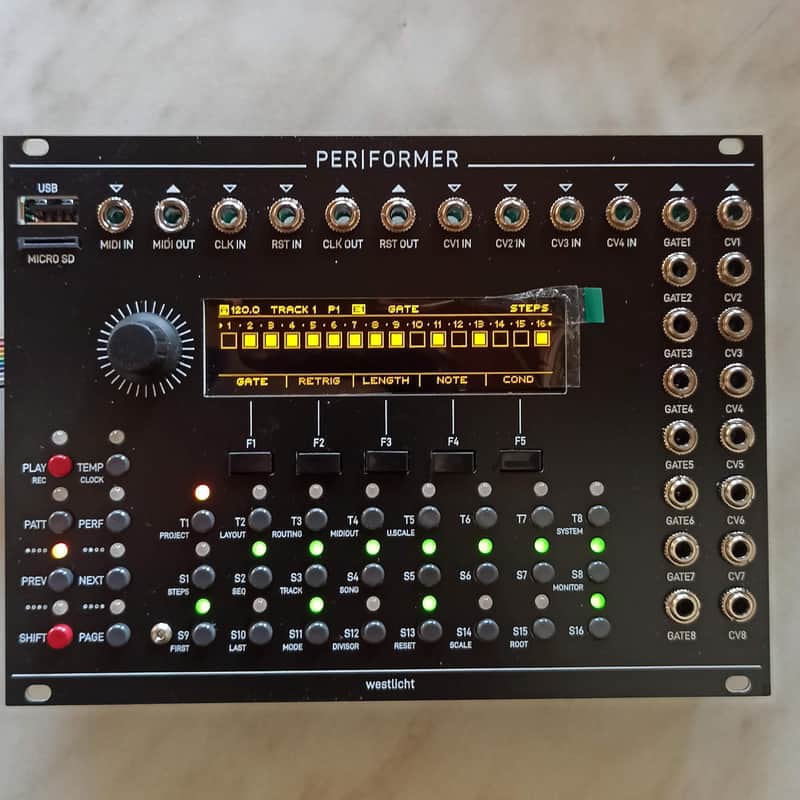 Westlicht Performer // 8-track CV/gate/MIDI sequencer NEW - 12 Months Warranty image 1
