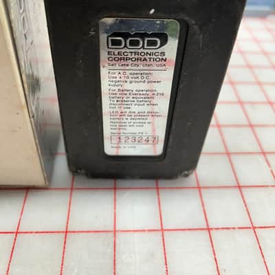 DOD Stereo Flanger FX75-B Made in USA 1987 - 1997 - Silver image 8