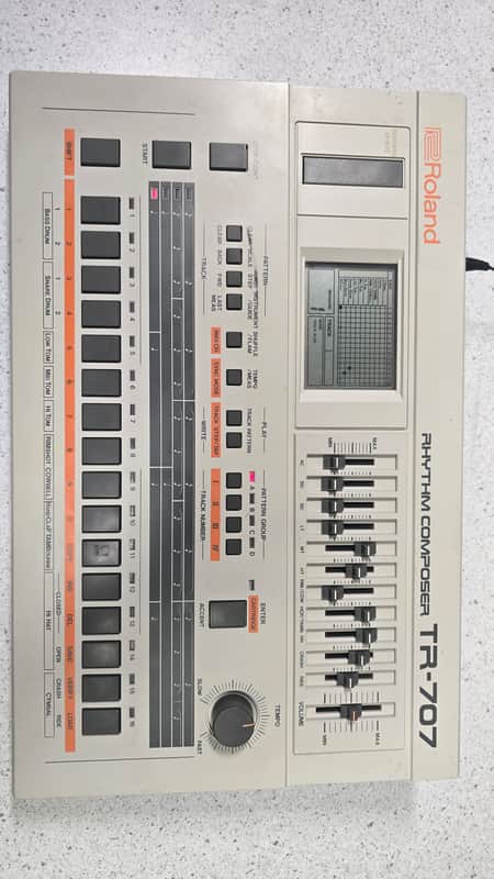 Roland TR-707 Rhythm Composer 1985 with Gigbag image 1