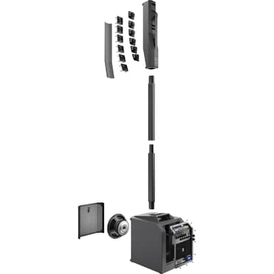 Electro-Voice EVOLVE 30M Powered Portable DJ PA Column Speaker System Black image 12