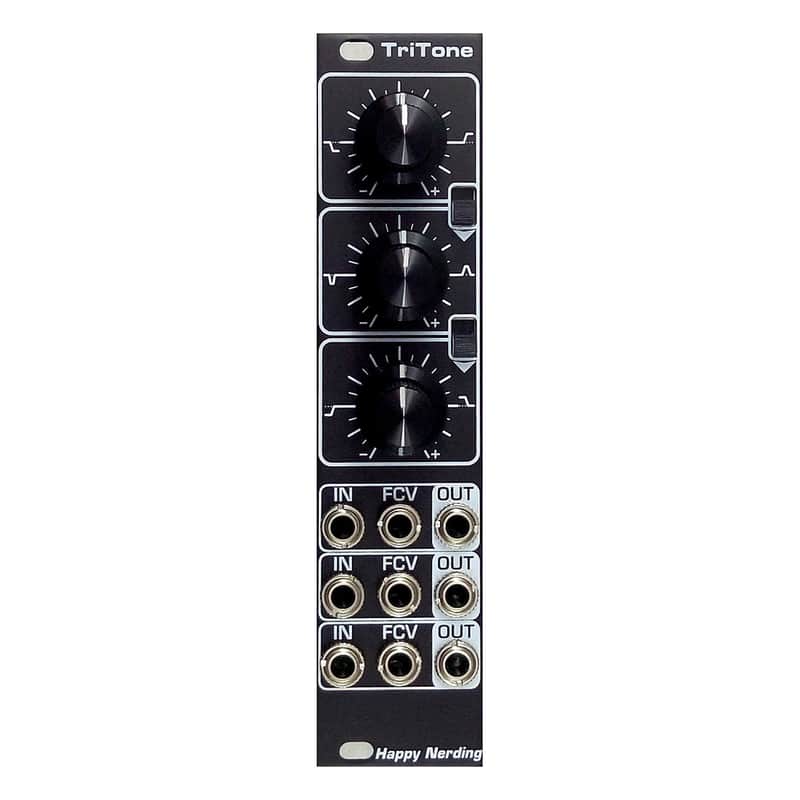 Happy Nerding TriTone Eurorack Filter Module (Black) image 1