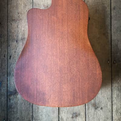 2006 Martin DC15E  Electro Acoustic Dark Natural & Hardshell case image 3