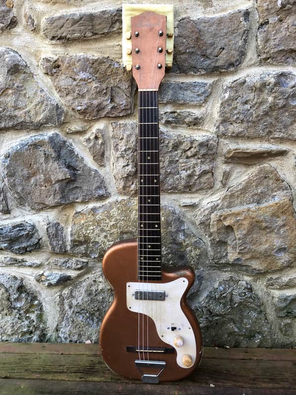 1952 Harmony Stratotone H-44 Copper image 1