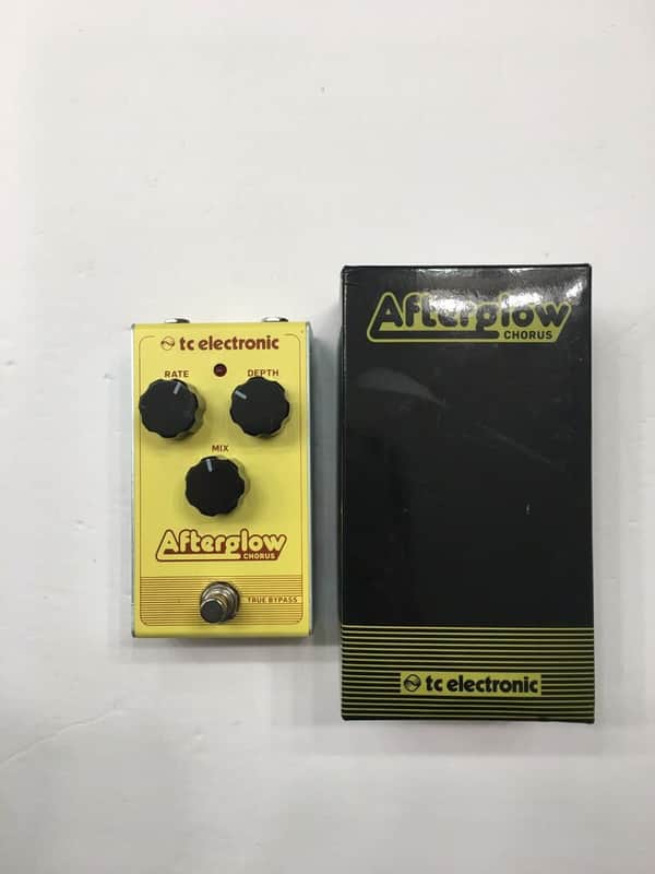 TC Electronic Afterglow Analog Chorus True Bypass Guitar Effect Pedal + Box image 1