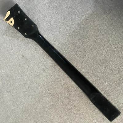 Black Maple Wood DIY Project Guitar Neck, Rosewood Fingerboard image 5