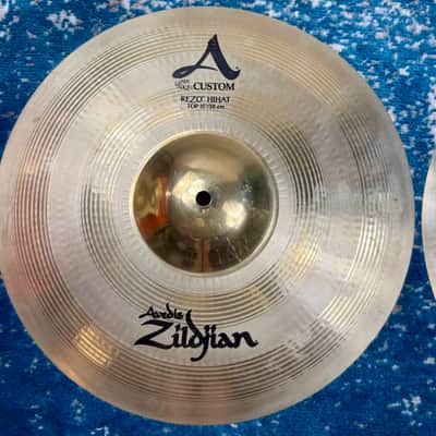 RARE SIZE 15” Zildjian A CUSTOM REZO Hihats 1307g 1653g image 2