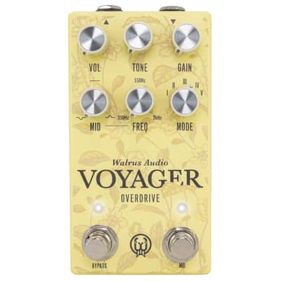 New Walrus Audio Voyager MKII Preamp Overdrive Floral Series Guitar Pedal image 1