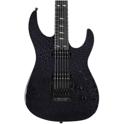Legator Ninja 6 Floyd Rose Electric Guitar, Purple Crackle image 3