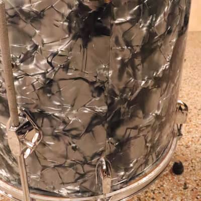 Tempro 3pc Drum Kit Set Black Pearl Vintage 1970's MIJ image 21