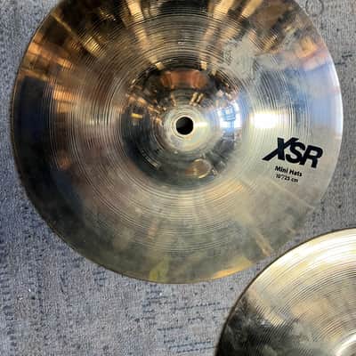 Sabian 10" XSR Mini Hi-Hat Cymbals (Pair) 2016 - Present - Brilliant image 2