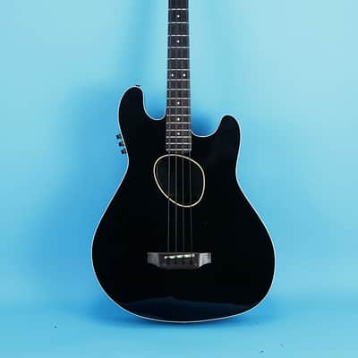 Kramer Ferrington 1990 Acoustic Bass Guitar Black image 1