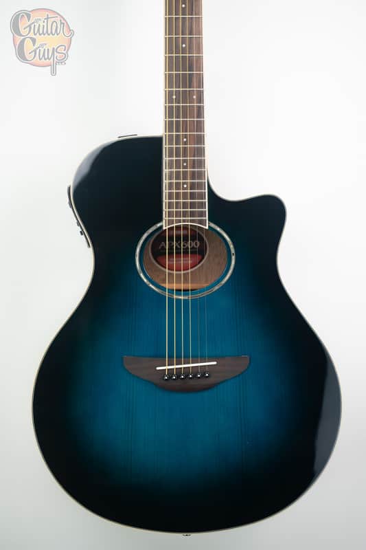 Yamaha APX 600 Oriental Blue Burst image 1