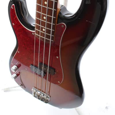 1990 Fender Precision Bass 62 Reissue Lefty sunburst image 3