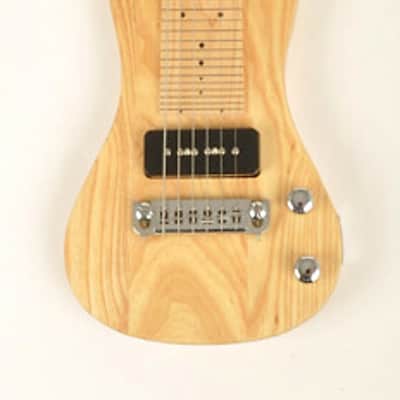 SX Lap 2 Ash NAT Electric Lap Steel Guitar w/Bag & Stand image 2