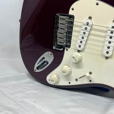 Fender Standard Stratocaster Strat Electric Guitar- Wine Red image 5