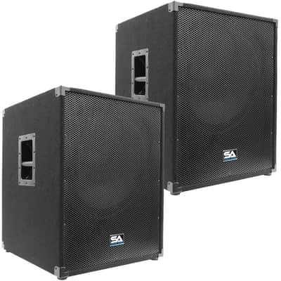 TWO NEW 18" INCH SUB WOOFERS PA/DJ 1000 Watts RMS Subs image 1
