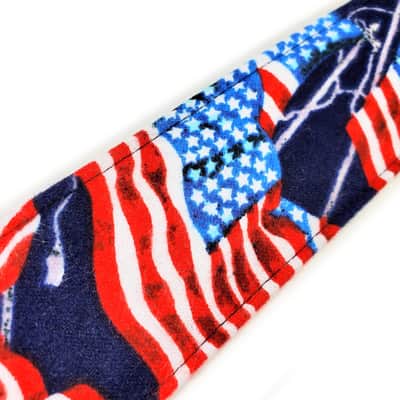 Guitar Collage Guitar Strap- Black White Guitars Composition Strap - Guitars Line Drawings - Works for Electric, Bass, or Acoustic Guitars image 2