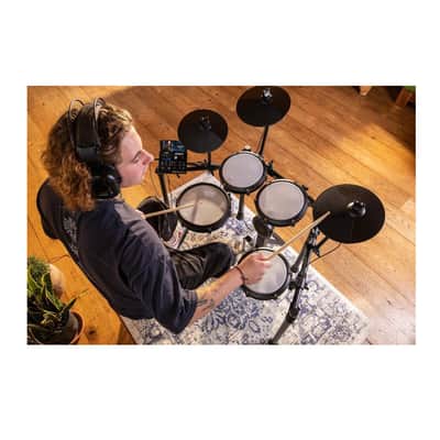 Alesis Nitro Max Kit Electronic Drum Set Bundle with Throne and Headphones image 8