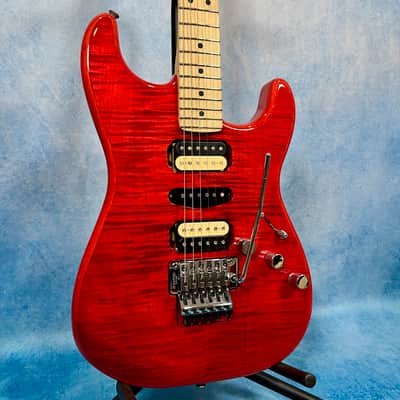 2020 Fender MIJ Michiya Haruhata Signature Stratocaster - Trans Pink image 2