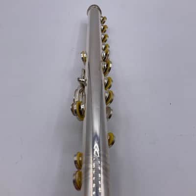 Unmarked Student Flute Silver Plated Closed Hole Flute With Hard Case image 4