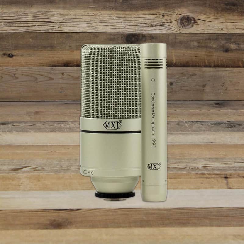 Open Box MXL 990/991 Condenser Microphone Recording Package 990991 990-991 Set image 1