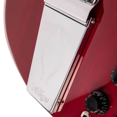 Vintage VS6VCR ReIssued - Vibrola Tailpiece - Cherry Red image 8