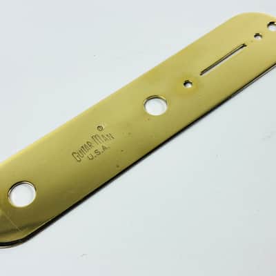 Guitar Man U.S.A. Brass Telecaster Control Plate. 70s/80s image 1