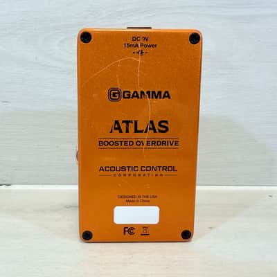 GAMMA Atlas Boosted Overdrive Guitar Effects Pedal - Boost Switch - No Power Supply 2020's image 6