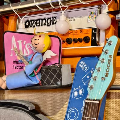 Mooer Guitars MLT10( Travel/ Short Scale )  CANDY BLUE 2025 Super Light 2,5Kg image 6