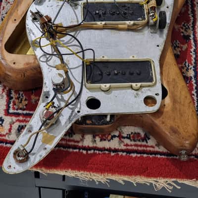 1962 Fender Jazzmaster - Natural Refin with 1971 Stratocaster Neck image 14