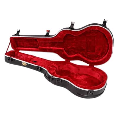 Ibanez MGB100C ABS 1150mm Hollow Body Hardshell Case with TSA-Approved Lock for AG Guitars (Black and Red) image 3