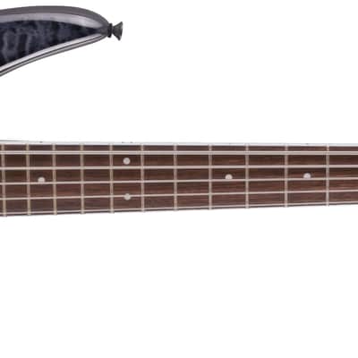 Jackson X Series Spectra Bass SBXQ V, 5 String Bass Transparent Black Burst image 7