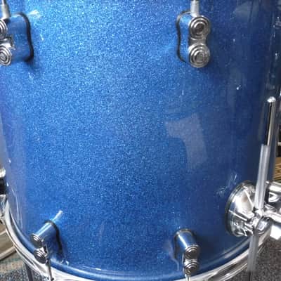 PDP Concept Maple 14x16" Floor Tom-Blue Sparkle-Excellent! Bild 4