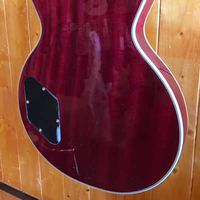 Wolf WLP 750T Electric Guitar - Trans Purple w/Hard Case image 14