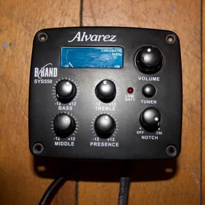Alvarez SYS550 B-Band Dual Pickup System Black image 1