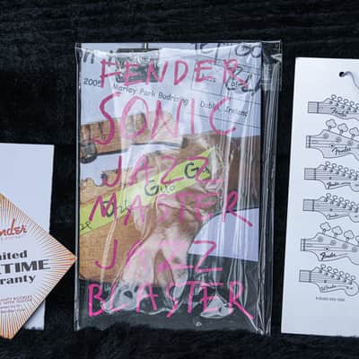 Fender Thurston Moore Artist Series Signature Jazzmaster 2014 - Forest Green Transparent image 14