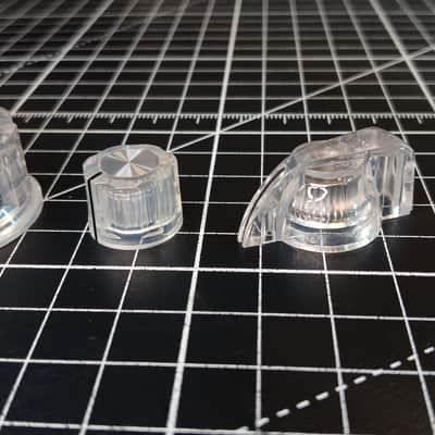 41-Piece Moog-Inspired Aftermarket Voyager Full Knob Kit New Production - Clear/Aluminum image 2