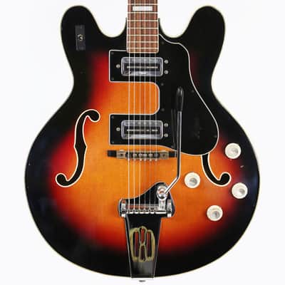 1967 Hofner 4572/V2 Verithin Hollowbody Electric Guitar - 100% All Original, Super Clean! image 1