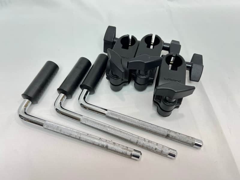 Roland MDH-6U V-Drum 1.5 inch Rack Clamp + L Arm - Pad Tom Snare Mount THREE PACK image 1
