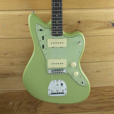 Fender Custom Shop 62 Jazzmaster Journeyman Relic Appliance Green CZ582316 image 3
