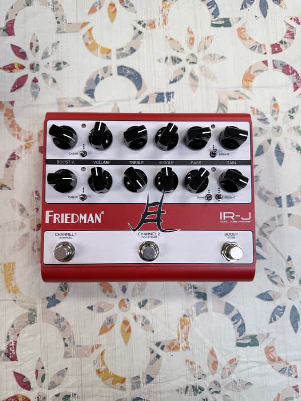 Friedman IR-J Jake E. Lee Signature Dual Tube Preamp 2024 - Present - Red / White image 1