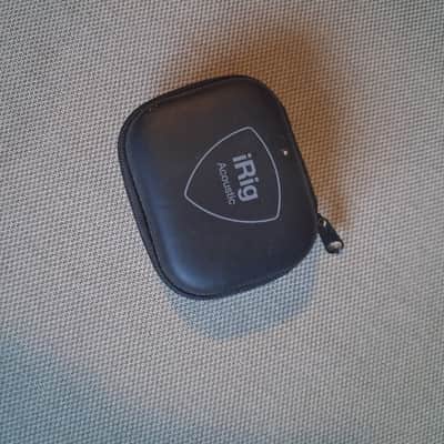 IK Multimedia iRig Acoustic Mobile Instrument Microphone/Interface for iOS 2010s - Black image 3