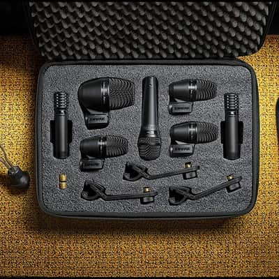 Shure PG ALTA 7-Piece Drum Microphone Kit for Performing and Recording Drummers - Includes Mics, Mounts and Cables with options for Kick Drums, Snare, Rack/Floor Toms, Congas and Cymbals (PGADRUMKIT7) image 4