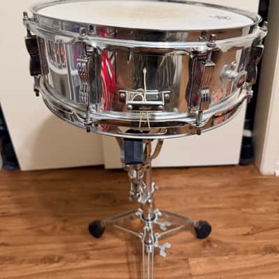 Ludwig Rocker snare drum Estimated 1980’s- 1990’s - Chrome over wood image 2