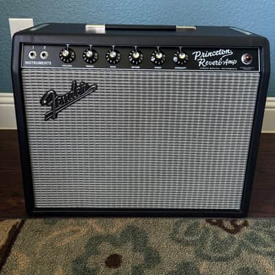 Fender '65 Princeton Reverb 12-watt 1 x 10-inch Tube Combo Amp - Black Tolex/Silver Grille, Sweetwater Exclusive Mod Shop image 1