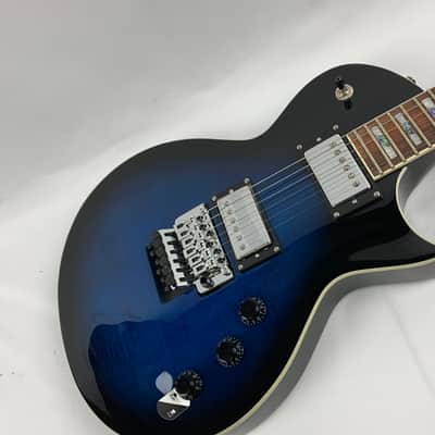 ESP LTD AS-1 FR FM Alex Skolnick Black Aqua Sunburst BLKAQSB + Hardshell Case B-Stock - KOREA image 10