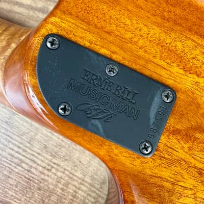 Ernie Ball Music Man BFR Axis Super Sport 2018 Buckeye Burl image 17