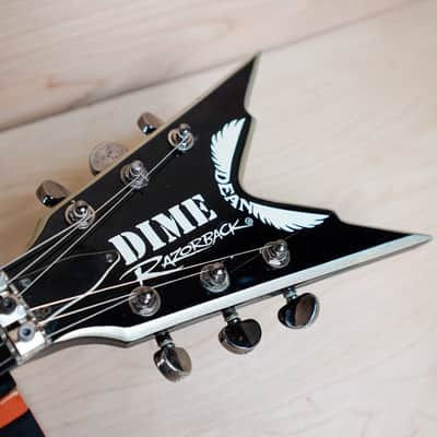 Dean Dime Razorback V 255 2007 Black EMG Pickups FR w/ Bag image 5