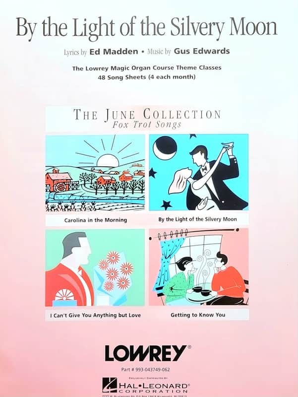 By the Light of the Silvery Moon - Lowrey EZ Play Sheet Music image 1