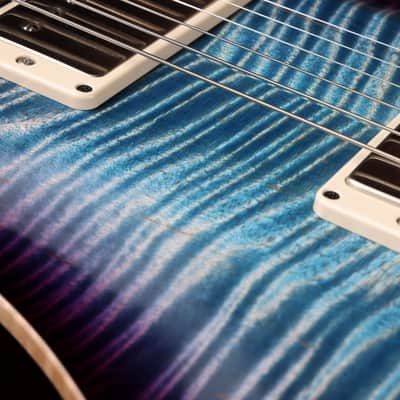 PRS Eddie's Guitars Wood Library DGT (David Grissom Trem)/Mahogany Neck - Aquableux Purple Burst image 14